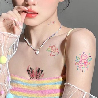 Jkdesign Face Tattoo, Bướm Tạm Thời Hình Xăm Trang Điểm Mặt Dán, Ngọt Ngào Lâu Dài INS Phong Cách Decal Mặt Hình Xăm Miếng Dán Nữ