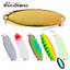 1 Câu Cá Jig Thìa Dạ Quang Mồi 5-40g Đúc Mồi Câu Cá Kim Sa Lấp Lánh Kim Loại Cứng Swimbait Với Treble Móc Cho Nước Mặn Nước Ngọt
