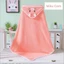 Chăn Mền ủ bông cao cấp có nón hình thú, Khăn ủ, khăn tắm cho bé 80x80cm