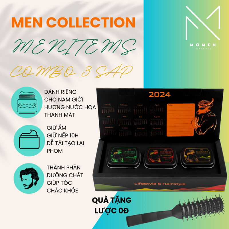 Bộ sưu tập sáp dưỡng Menitems hương núi rừng Việt Nam - Combo 3 sáp ...