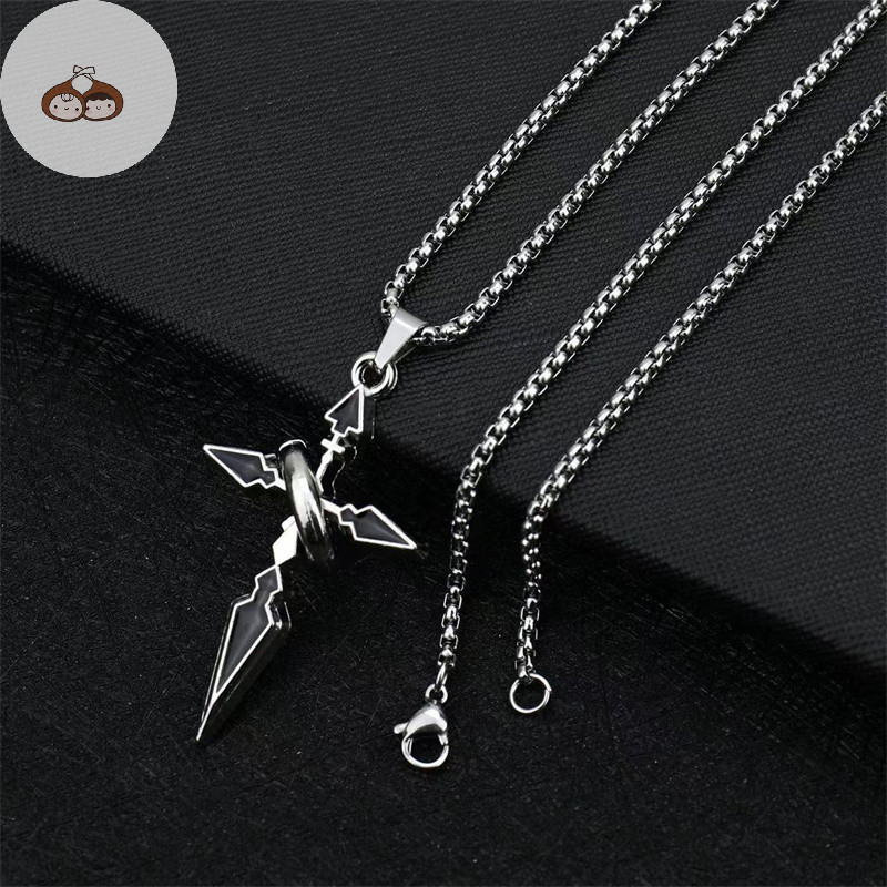 Ars Vintage Chữ Thập Mặt Dây Chuyền Vòng Cổ Cho Nam Đa Năng Dây Chuyền Hợp Thời Trang Mồ Hôi Punk Vòng Cổ Trang Sức Quà Tặng VN