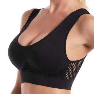 Áo ngực thể thao Lưới rỗng thoáng khí Kích thước lớn Quần lót thể thao