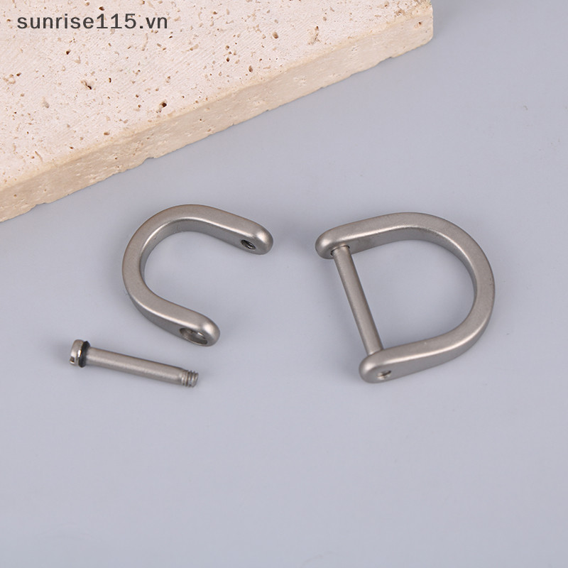 Lmh Titan D Vòng Chìa Khóa Chữ U Móc Móng Ngựa Cho Ô Tô Fob DIY Da Tổ Chức