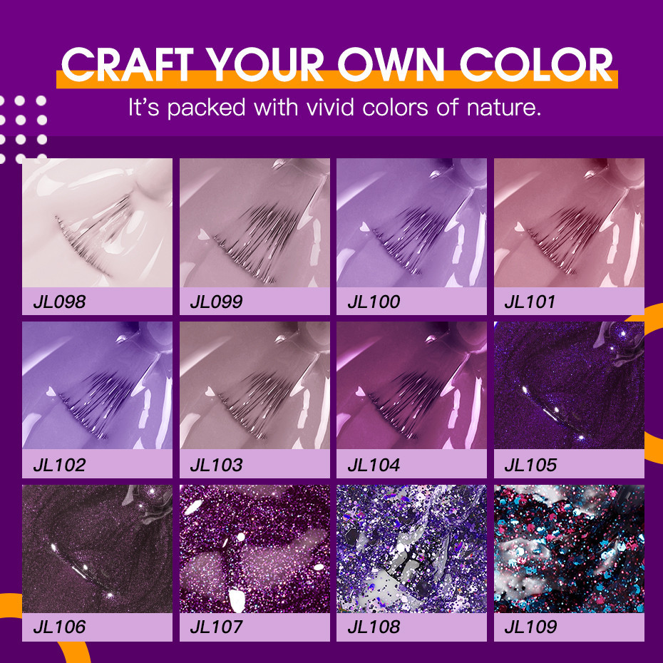 Ảnh Rosalind Cat Eye Gel Nail Polish Hybrid Varnish UV Nail Gel Làm móng tay Bán vĩnh viễn cho nghệ thuật Sơn móng tay Matt Base Top Coat 1