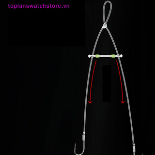 Toplanswatchstore 10 Chiếc Móc Cá Đôi Khoảng Cách Cố Định Bộ Chia Đường Cá Tách Kết Nối Móc Cá Chống Quấn Đậu Silicon Giải Quyết Phụ Kiện VN