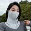 YRBWD Chống Nắng, Khăn Cổ Chống Tia UV Thoáng Khí, Thời Trang Chống Bụi Băng Lụa Bảo Vệ Cổ Che Nắng Mặt Đi Xe Đạp