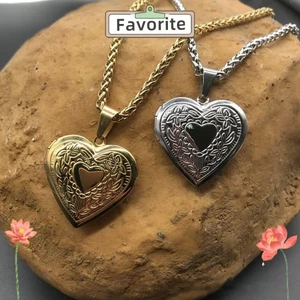 Favoritegoods Quà Tặng Người Yêu Mặt Vòng Cổ Hình Bạn Bè Nam Nữ Trang Sức Thời Trang Hình Trái Tim