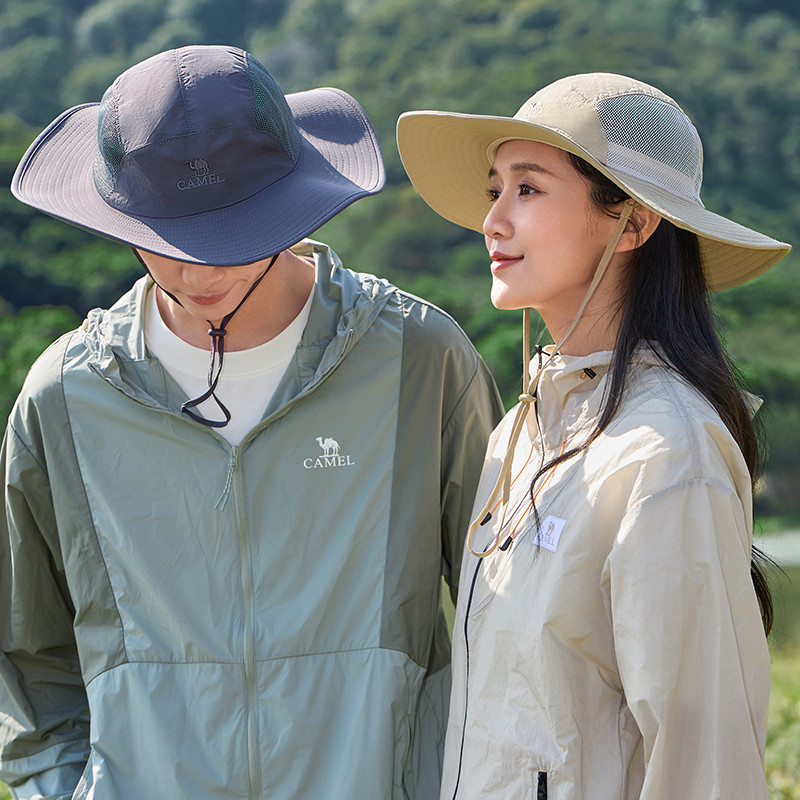Ảnh Mũ ngư dân vành lớn ngoài trời CAMEL CROWN Mũ chống tia cực tím mùa hè dành cho nữ 2