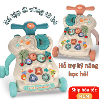 Xe Đẩy Tập Đi Có Nhạc Cho Bé Myd.23, Bánh Chống Trượt An Toàn, Tay Cầm Rộng, Tháo Lắp Dễ Dàng