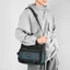 Túi đeo chéo du lịch DUKGLOW, Túi Messenger hình vuông nhiều lớp, Túi lưu trữ dung lượng lớn bằng Nylon có dây kéo Unisex