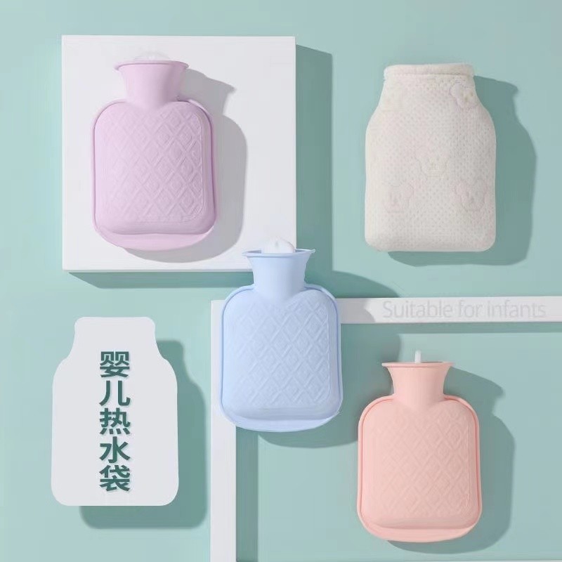 Bình nước Nóng Chườm bụng em bé chườm nóng em bé đau quặn ruột đầy hơi dụng cụ thần kỳ túi nước ấm nhỏ đặc biệt cho trẻ sơ sinh SKWI