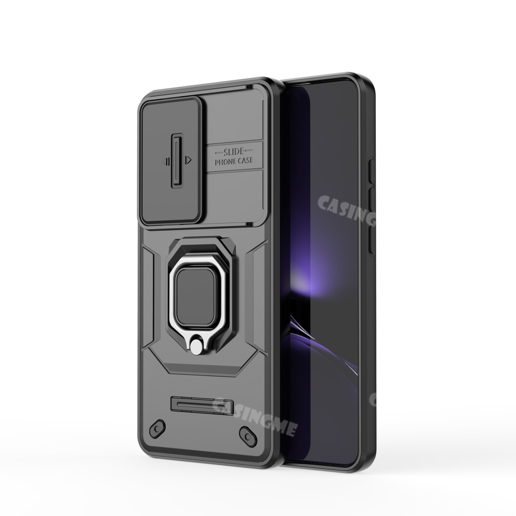 Dành Cho Poco X7 Pro 5G Ốp Lưng Bảo Vệ Ống Kính Cửa Sổ Trượt Vỏ Cho PocoX7 Pro Poco X7Pro PocoX7Pro 5G 2025 Ốp Lưng Giáp Chống Sốc Vòng Silicon Đứng Vỏ Điện Thoại