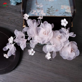 Cô Dâu Tạo Kiểu Tóc Hoa Kẹp Tóc Ổn Định Kẹp Cổ Tích Phong Cách Lưới Hoa Kẹp Tóc Trang Sức