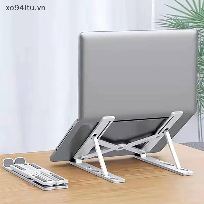 Xoitu Giá đỡ máy tính xách tay đa năng Giá đỡ máy tính xách tay có thể điều chỉnh để chống trượt Giá đỡ đế làm mát có thể gập lại cho máy tính xách tay / máy tính bảng / điện thoại VN