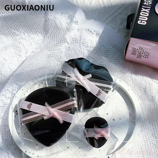 GUOXIAONIU Bột phồng nơ bướm ren cô gái xinh đẹp
