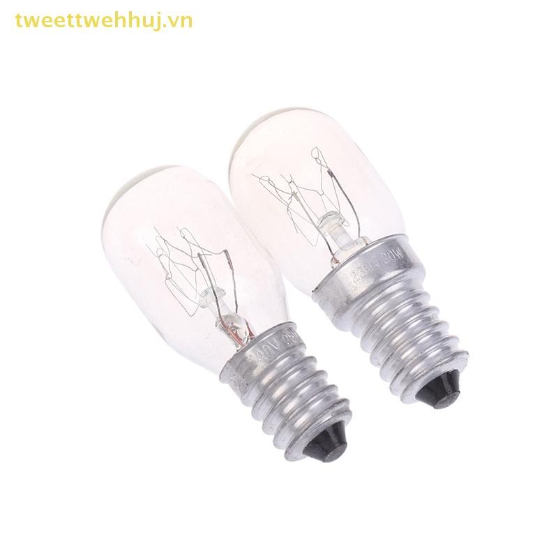 Tweeduj 5 Bóng đèn muối E14 Bóng đèn quả cầu 10 / 15 / 20 / 25W 220V-230V Bóng đèn sợi đốt Tủ lạnh Lò nướng Bóng đèn thay thế VN