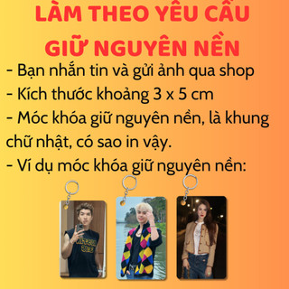 Móc khóa JSOL Anh Trai Say Hi, nhận in ảnh theo yêu cầu