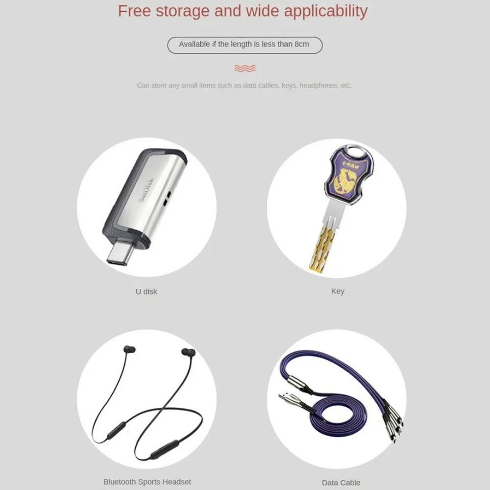 YUJINPH Hộp Đựng Tai Nghe Silicon Mini Đa Năng, Túi Đựng Cáp & Chìa Khóa Di Động, Dễ Thương, Bảo Vệ Tốt 2025