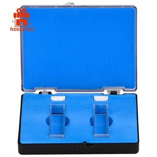 Cuvette thạch anh, Máy quang phổ Cuvettes Chiều dài đường đi 10 mm, Chiều cao 45mm, Dung tích 3,5 ML - 2 CÁI