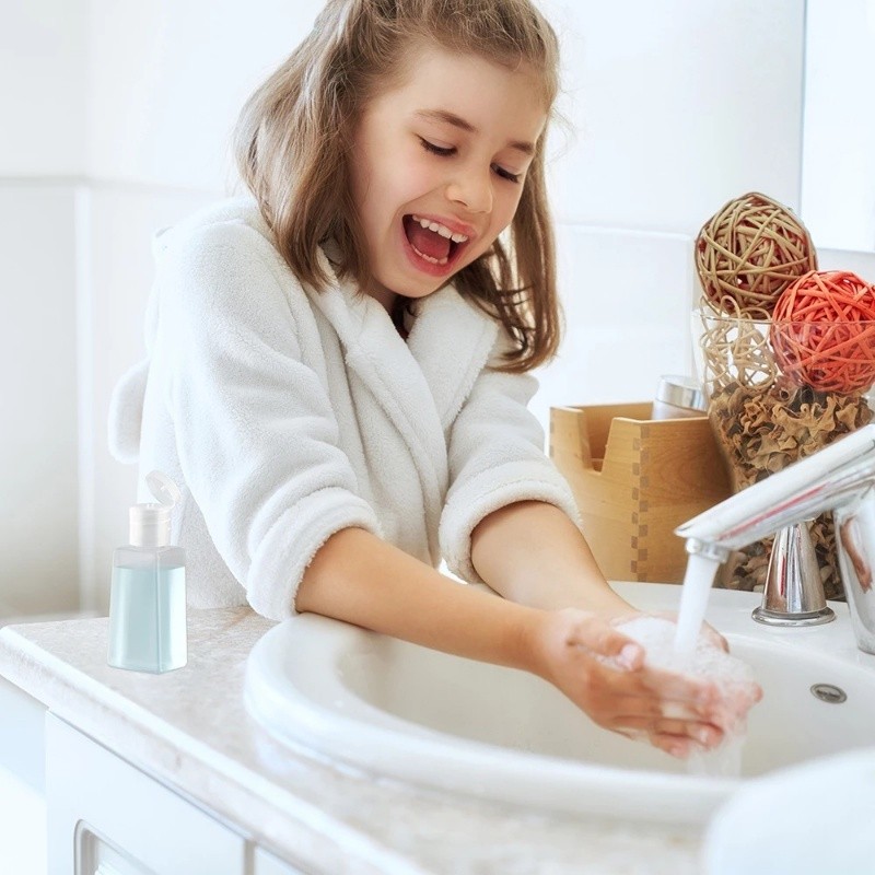 30 / 60 Nhựa Có Thể Đổ Lại Chai Du Lịch Trống Di Động Đóng Gói Báo Chí Cho Lotion Dầu Gội Mỹ Phẩm Bóp Hộp Đựng Dụng Cụ