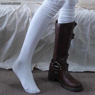 Meisha888 Thời Trang Nữ Ren Chắp Vá Hàng Dài Ngọt Ngào Gothic Over-the-Knee Tất
