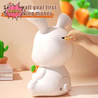[Pnpia] Bunny Piggy Bank Hộp Tiết Kiệm Tiền Tượng Thủ Công Hộp Tiết Kiệm Cho Kệ Nhà Để Bàn Phòng Ngủ Quà Tặng Sinh Nhật Boutique Boutique