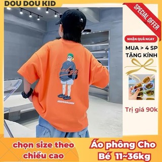 AP41 Áo Phông Cho Bé 11-36kg,Chất Cotton Hữu Cơ Oganic Mát Lịm Chính Phẩm