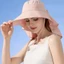 PCF * Mũ xô che cổ cho phụ nữ Mũ ngư dân thể thao ngoài trời có lỗ đuôi ngựa