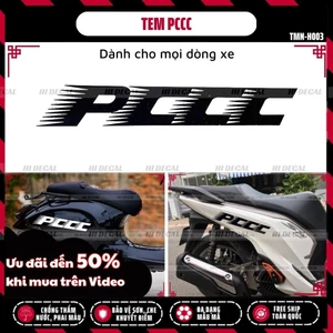 Tem PCCC Phản Quang dán xe cho mọi dòng xe | TMN-H003 | Decal cao cấp chống nước, chống phai màu