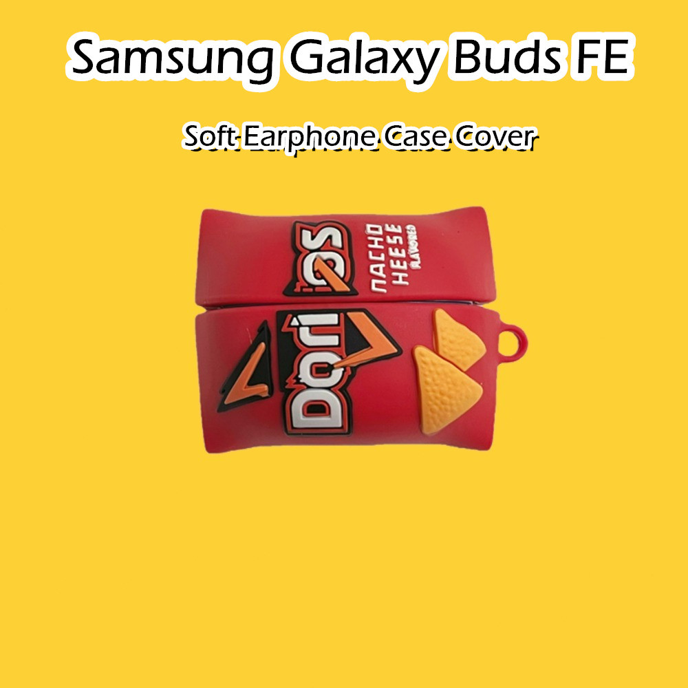 [Ngôi sao tương lai] Dành cho Ốp lưng Samsung Galaxy Buds FE Dòng phim hoạt hình hợp thời trang Vỏ tai nghe silicon mềm Vỏ bọc NO.3