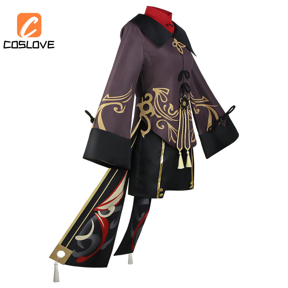 Anime Trò Chơi Genshin Tác Động Hutao Cosplay Trọn Bộ Trang Phục Phù Hợp Với Người Phụ Nữ Cổ Điển Trò Chơi Da Đảng Biểu Diễn Trang Phục Đồng Phục