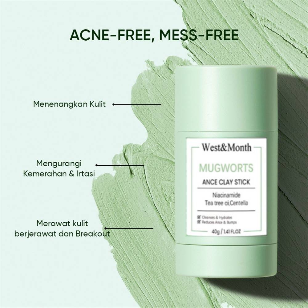 Ảnh EELHOE 2 cái/1 cái Mặt nạ đất sét xanh Thanh Salicylic Acid Chống lỗ chân lông & Mặt nạ làm sạch mụn 3
