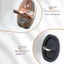 Đệm giảm xóc cửa YRBWD, 1 / 4 Phụ kiện ô tô Khóa cửa ô tô Vỏ bảo vệ khóa cửa ô tô, Phụ kiện im lặng Vỏ bảo vệ silicon màu đen / trắng