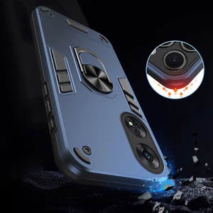 Dành cho OPPO Reno 8T 4G Vỏ giáp chắc chắn có giá đỡ nhẫn Vỏ bảo vệ chân đế