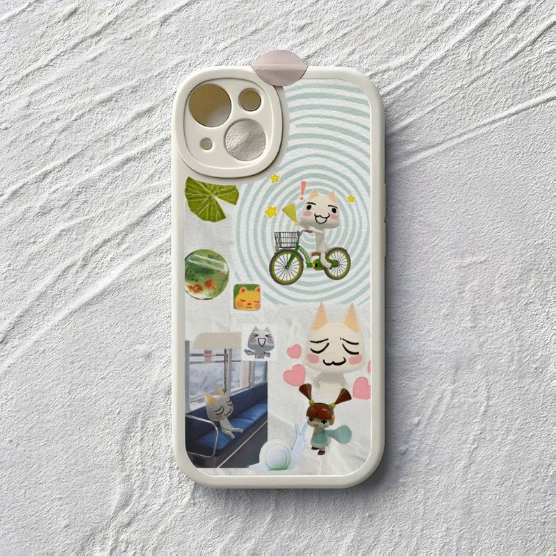 TP-1 INS Ốp Điện Thoại Mèo Toro Inoue Dễ Thương Cho Iphone 17,15 14 13 12 Pro Max 11 Mini X Xr Xs 7 8 Puls Da Cừu Silicon