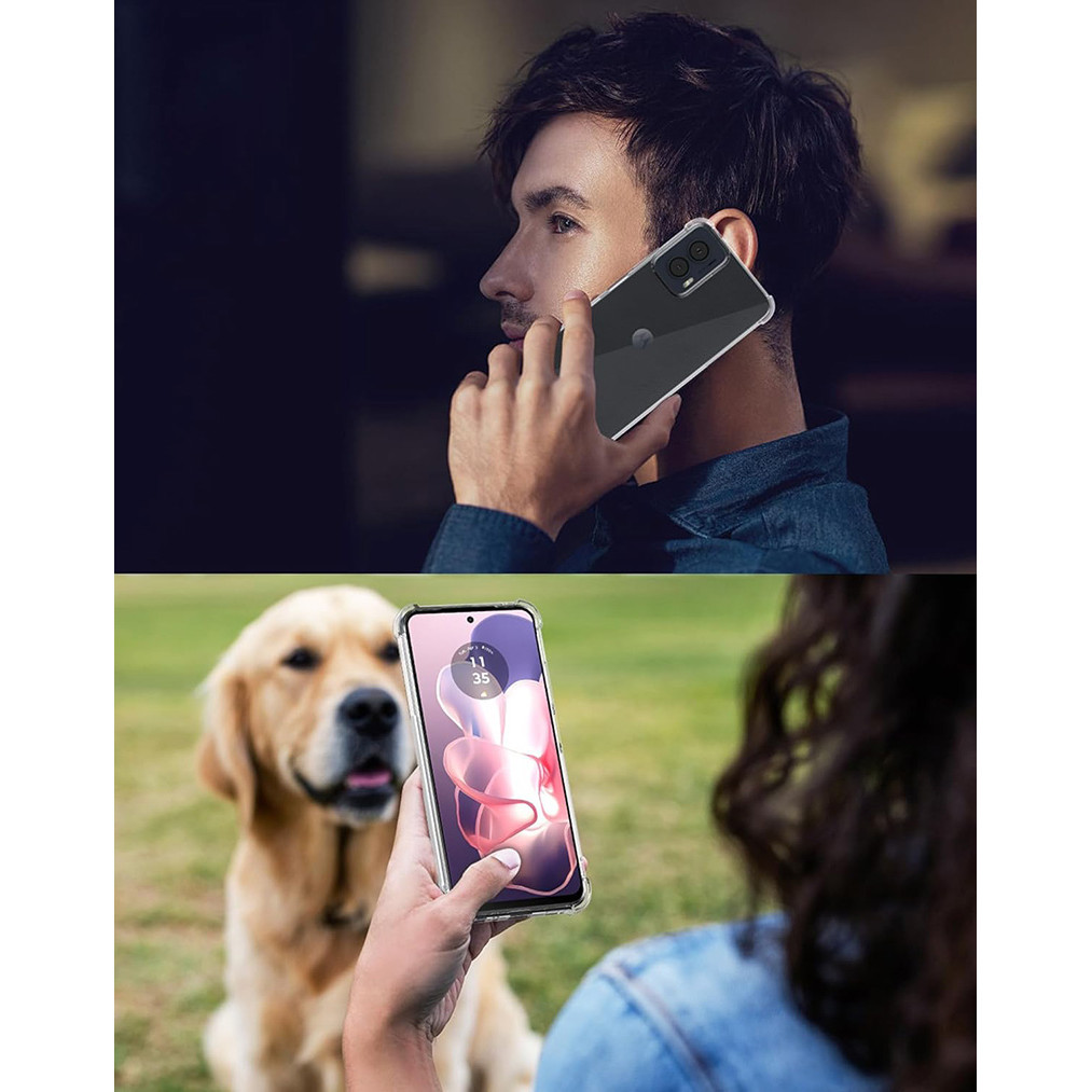 Dành Cho Motorola Moto G Power 5G 2024 2023 2022 2021 Vỏ Mềm Chống Sốc Pha Lê Gel Trong Suốt TPU Vỏ Chống Sốc