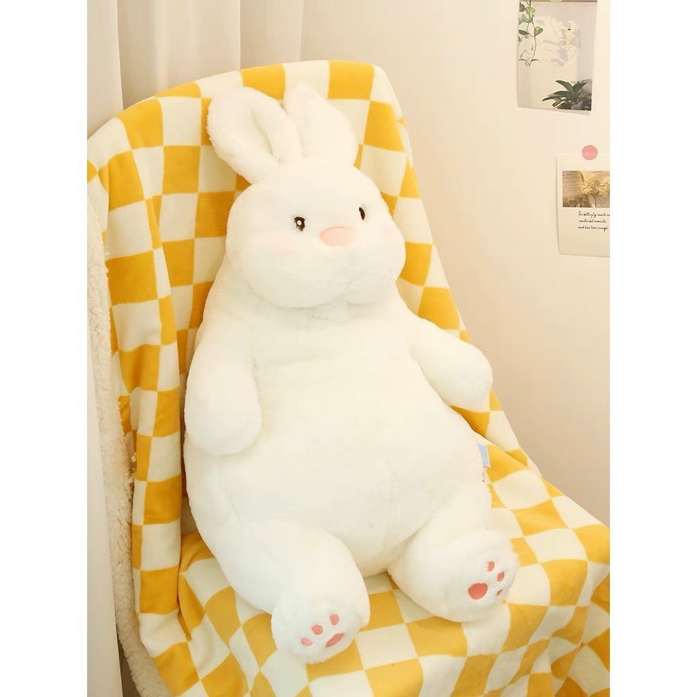 Gấu bông thỏ bụng béo [ MÃ GIẢM 20K GAUB20T6 ] Gấu bông cute Thỏ trắng lông mềm mại ôm rất thích