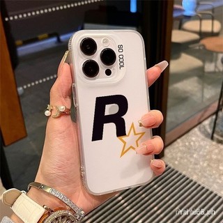 Ốp điện thoại mềm mờ Logo RStar độc đáo Thích hợp cho Iphone 13promax 14promax 15promax 11 12 13 14 15 pro max 14pro xr x xs max 7 8plus Vỏ bảo vệ chống sốc HCUP