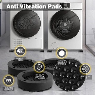 Tấm lót chân máy giặt đa năng MARBLEM chống trượt, phụ kiện đế chống sốc, giảm rung cho đồ nội thất