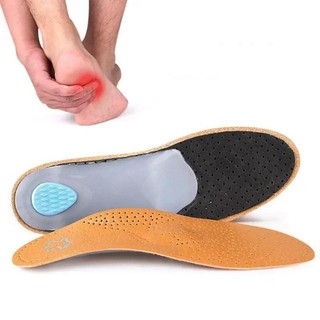 Đế Chỉnh Hình Cho Miếng Lót Giày Hỗ Trợ Vòm Đế Plantar Fasciitis Chất Lượng Da Bò Khử Mùi Cho Người Phụ Nữ Giày Chèn