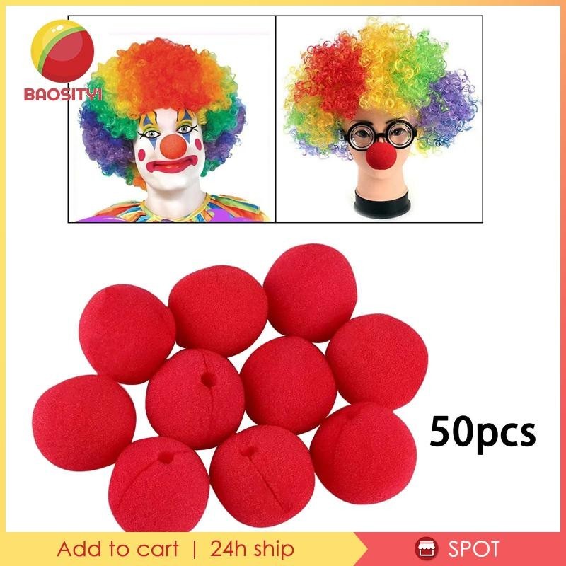 Bộ 50 Mũi Chú Hề Đỏ Nhẹ 5cm Trang Phục Phụ Kiện Đạo Cụ Chụp Ảnh Cho ...