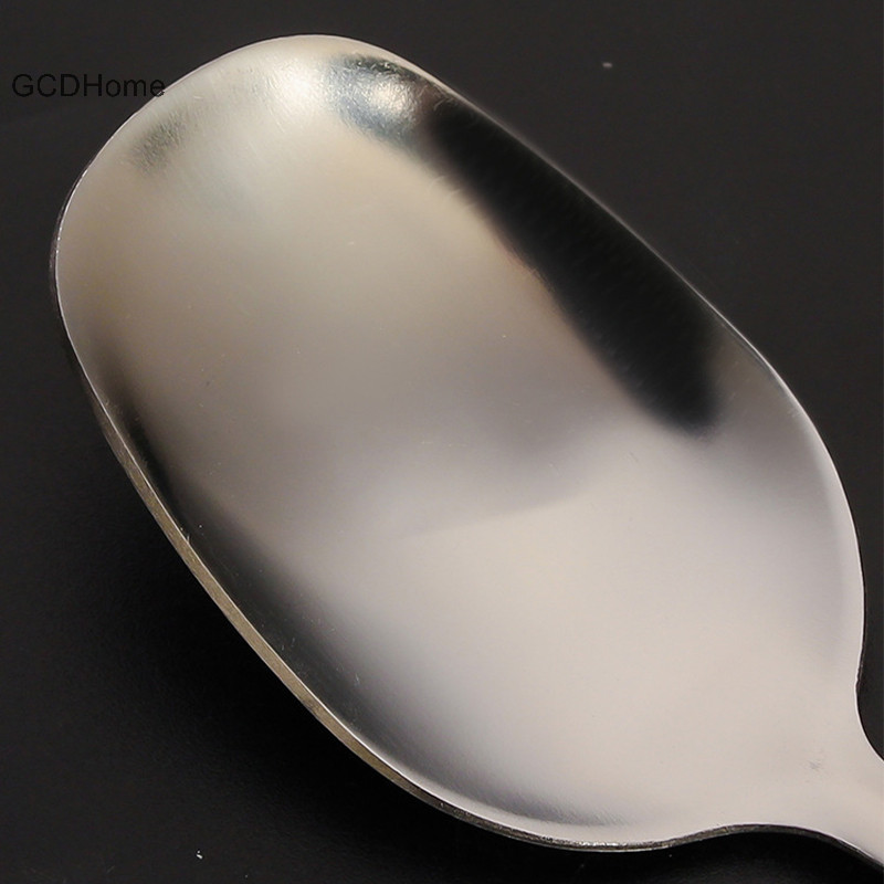 Gcdhome Sáng Tạo Tay Cầm Dài Treo Tường Thìa Inox Món Tráng Miệng Trộn Kem Trà Cà Phê Thìa Khuấy Thìa Bộ Đồ Ăn Đảng HOT