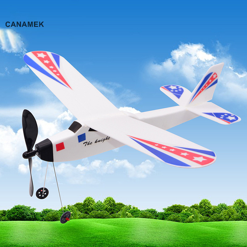 Calamek DIY Máy Bay Mô Hình Ném Tay Học Sinh Bay Glider Dây Cao Su Power CSF