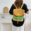 Ba lô Hamburger SNUGHOUSE, Túi đi học có dây rút có thể điều chỉnh dung tích lớn, Ba lô ba lô cha mẹ và con cái hoạt hình sáng tạo Người lớn