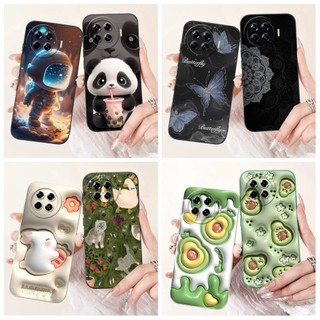 Vỏ Chống Sốc Cho Tecno Spark 20 Pro Plus KJ7 Vỏ Hoạt Hình Dễ Thương Bơ Matte Vỏ Điện Thoại Cho Tecno Spark 20 Pro + Ốp Lưng