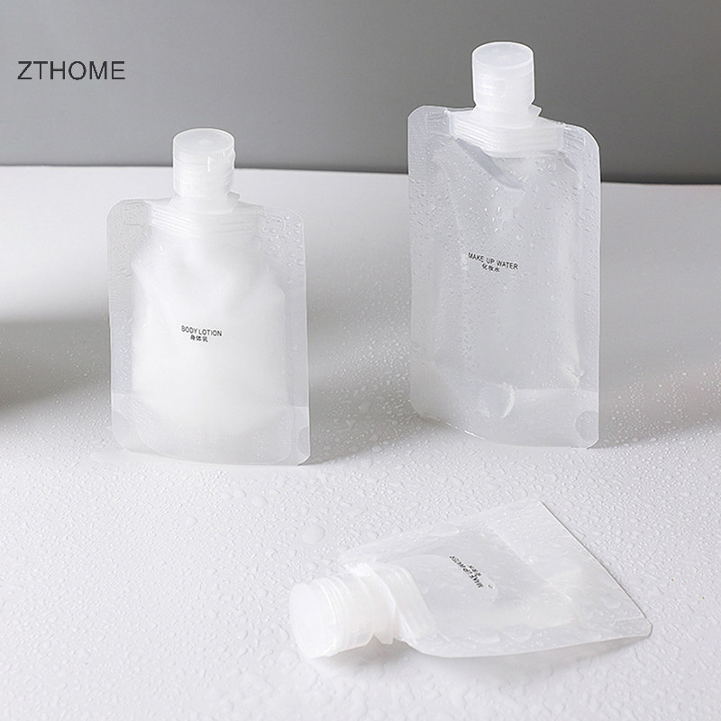 Zthome Túi Du Lịch Mỹ Phẩm Sữa Tắm Gel Dầu Gội Du Lịch Di Động Nhỏ Sữa Rửa Mặt Dùng Một Lần Chai Dụng Cụ Bảo Quản Tại Nhà HOT