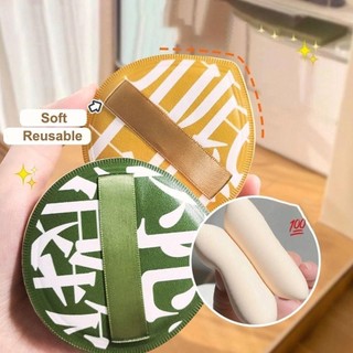 NEAVERLER Miếng bọt biển trang điểm Hàn Quốc, Puff đệm trang điểm hình tam giác khô nhanh, Bọt biển máy xay sinh tố mềm hình giọt nước có thể giặt được cho kem lỏng và bột