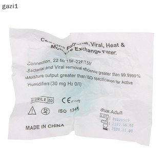 [Gazi1] Bộ lọc hệ thống thở dùng một lần Bộ lọc vi khuẩn HME HEPA Phụ kiện máy thông gió Ẩm trao đổi nhiệt Boutique