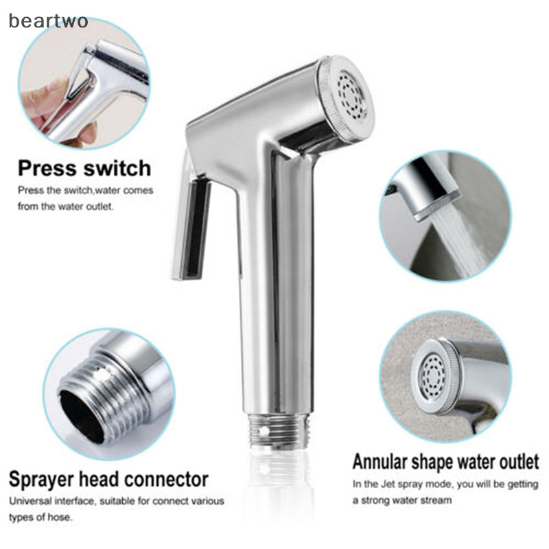 < Beartwo > Chrome Bidet Tap Vệ Sinh Vệ Sinh Vòi Tắm Phòng Tắm Xả Đẹp
