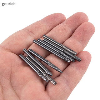 [Gou] Tập tin quay vonfram Hợp kim cứng Máy khoan khoan khoan mũi khoan 3mm Shank VN